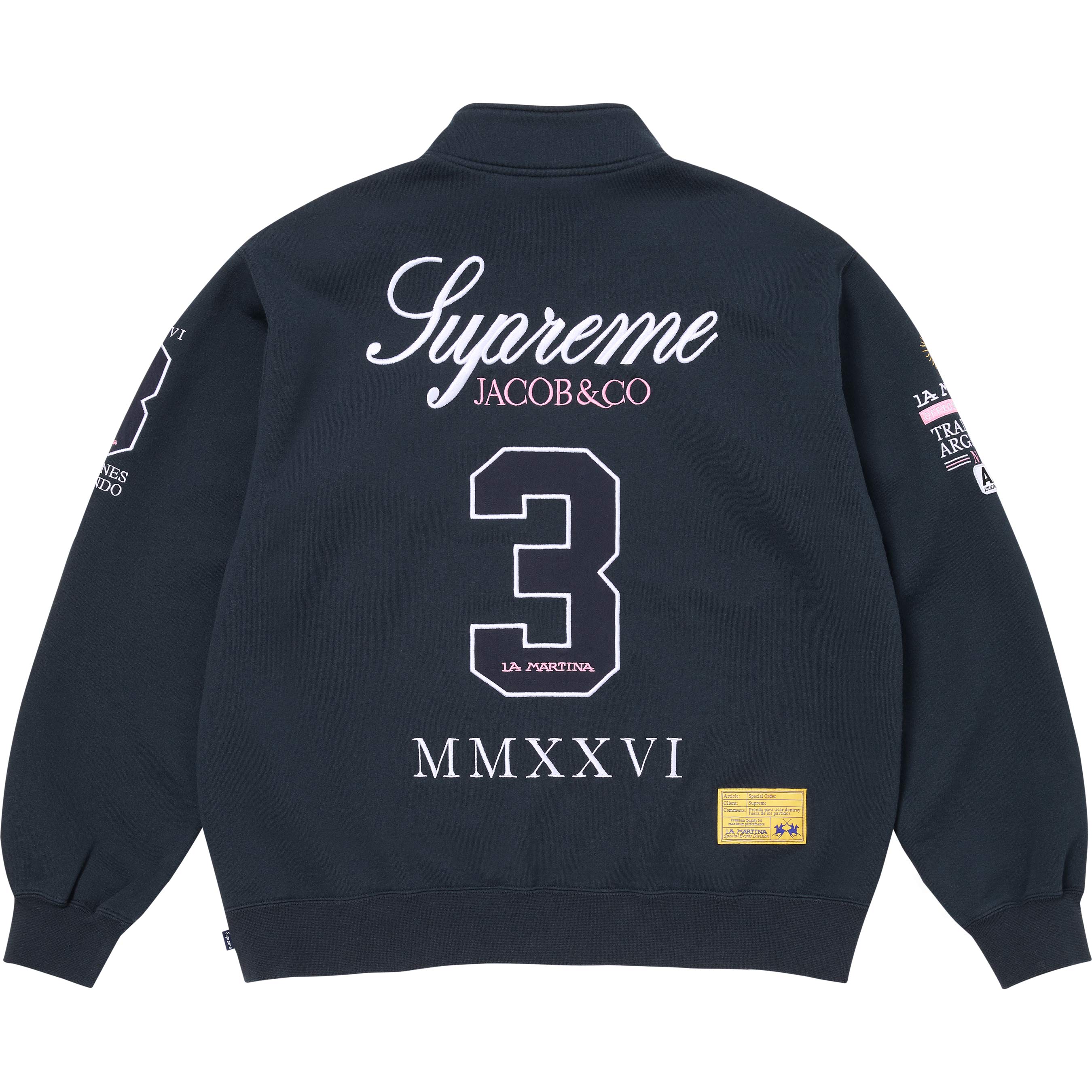 Supreme®/La Martina/Jacob & Co Zip Up Sweatshirt view 2